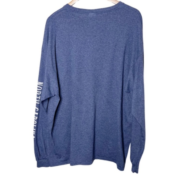 Delta Pro Weight Asheville North Carolina Graphic Long Sleeve Crewneck T-Shirt - Picture 9 of 15